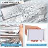 Macarrie 100 Pack Emergency Thermal Blankets Silver Foil Survival Blanket Kit for Outdoors, Camping, Hiking, Homeless, First Aid view 4