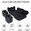Onirii Inflatable Car Air Mattress Back Seat Bed with Air Pump,Portable Thickened Car Travel Camping Sleeping Air Mattress Blow Up Bed for Car Universal SUV view 4