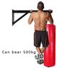 Heavy Punch Bag Wall Bracket Square Steel Tube Hanger with Holder Rings, Sandbag Fixed Frame for Adult Boxing Fan Gym Triangle Bearing Can Bear 500kg (Color : Black, Size : 70cm) view 3