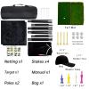 ANDGOAL Golf Net Practice Hitting Driving Range - Quiet Impact Heavy Duty Training Cage with Triple-Turf Mat for Backyard Garage Indoor Outdoor - Gifts for Men Beginners view 3