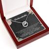 Custom Giant Unbreakable Stainless Steel Cubic Zirconia Cancer Support Sick Recovery Care Package Necklace view 2