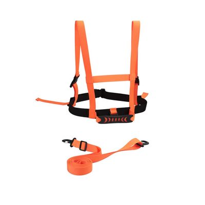 Kids Ski Training Harness Skiing Trainer Speed Control Teaching Snowboard Safety Belt for Beginner Orange