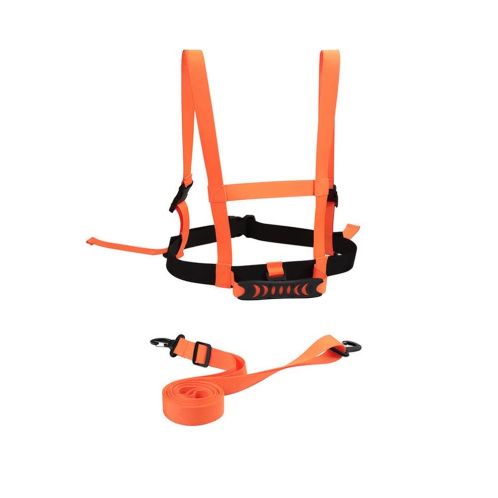 Kids Ski Training Harness Skiing Trainer Speed Control Teaching Snowboard Safety Belt for Beginner Orange