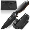 Holtzman's Gorilla Survival 'Naked Bloodline' Full Tang 1095 High Carbon Steel Fixed Blade Survival Knife with Kydex Sheath view 1