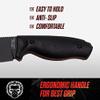 Holtzman's Gorilla Survival 'Naked Bloodline' Full Tang 1095 High Carbon Steel Fixed Blade Survival Knife with Kydex Sheath view 2