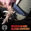 Holtzman's Gorilla Survival 'Naked Bloodline' Full Tang 1095 High Carbon Steel Fixed Blade Survival Knife with Kydex Sheath view 3