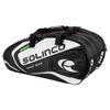 15-Pack Tour Team Tennis Racquet Bag White and Black with Green Zipper Lining view 2