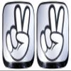 treDCAL Peace Custom Thigh Pads (1/4'' foam) view 1