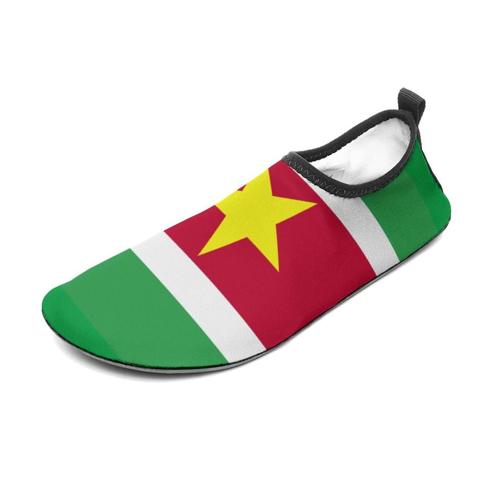 Calculay Suriname Flag Water Shoes, Beach Shoes for Men and Women, Swimming Pool Yoga, Surfing Sneakers