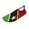 Calculay Saint Kitts and Nevis Flag Water Shoes, Beach Shoes for Men and Women, Swimming Pool Yoga, Surfing Sneakers view 1