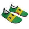 Calculay Sao Tome and Principe Flag Water Shoes, Beach Shoes for Men and Women, Swimming Pool Yoga, Surfing Sneakers view 4