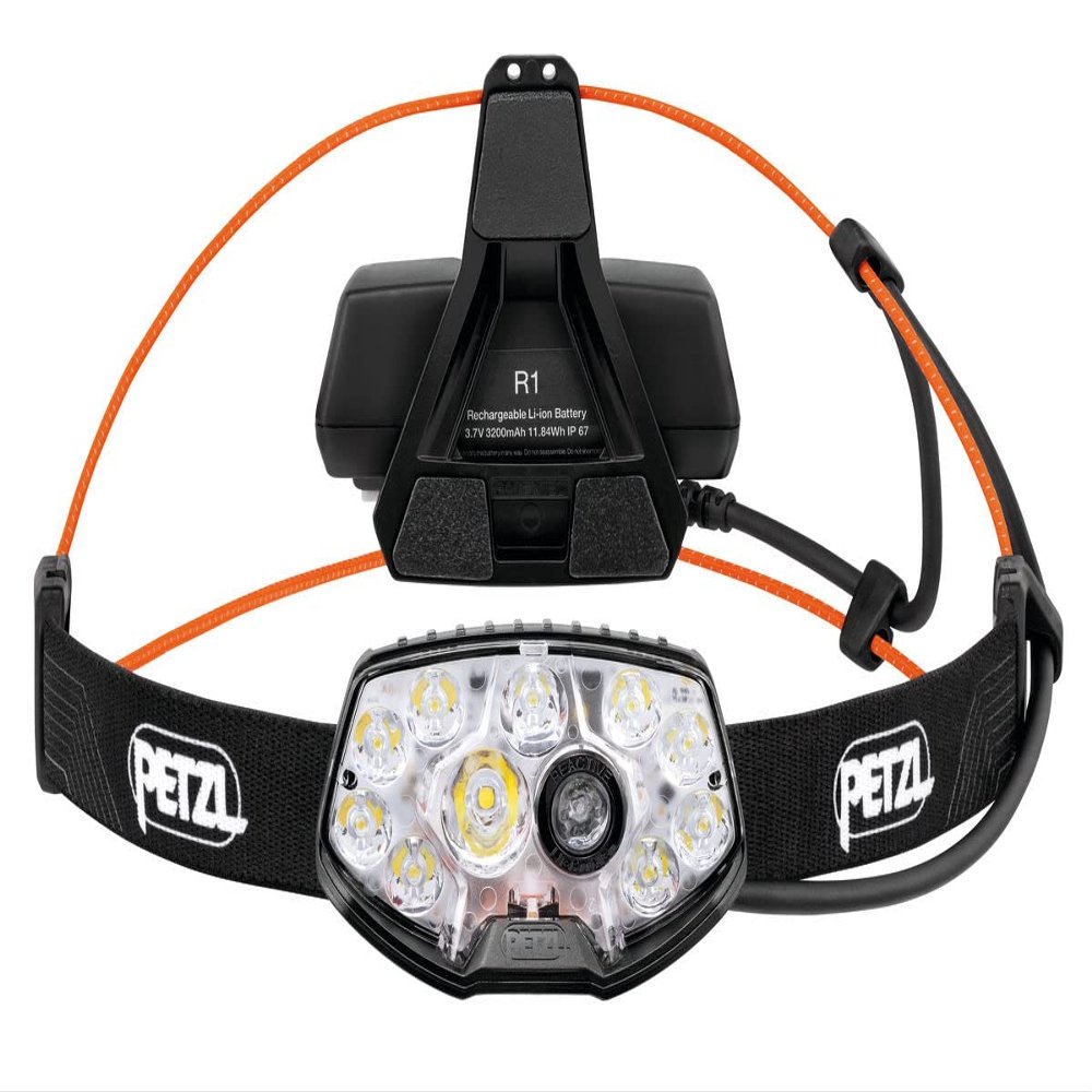 PETZL NAO RL Rechargeable Headlamp - 1500 Lumens (Reactive Lighting)