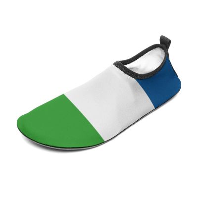 Calculay Sierra Leone Flag Water Shoes, Beach Shoes for Men and Women, Swimming Pool Yoga, Surfing Sneakers