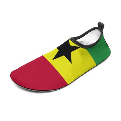 Calculay Ghana Flag Water Shoes, Beach Shoes for Men and Women, Swimming Pool Yoga, Surfing Sneakers