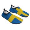Calculay Sweden Flag Water Shoes, Beach Shoes for Men and Women, Swimming Pool Yoga, Surfing Sneakers view 4