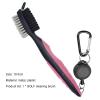 AOKID Golf Pole Brush Multi Style Club Groove Sharpener Cleaner Strong for Home Pink view 2