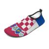 Croatian Flag Water Shoes, Beach Shoes for Men and Women, Swimming Pool Yoga, Surfing Sneakers view 1