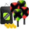 Pickleball 4 Piece Paddle Set with 6 Balls and Carry Bag view 1