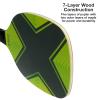 Pickleball 4 Piece Paddle Set with 6 Balls and Carry Bag view 3