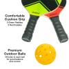 Pickleball 4 Piece Paddle Set with 6 Balls and Carry Bag view 4