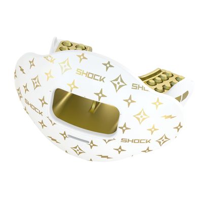Shock Doctor Football Lip Guard Mouthpiece with Strap Breathable, Wide Opening Adult & Youth OSFA