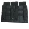 Three Pocket AR Style Magazine Pouch - Black - Galati Gear view 2