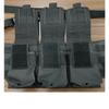 Three Pocket AR Style Magazine Pouch - Black - Galati Gear view 3