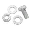 DGHAOP 8Pcs Brake Cable Regulator Clamp 26 Square Head Sliver Lock Screw Bolt Locking Screw with Nuts for Bicycle Power Bike Mountain Bike Brake Line view 4