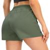AFITNE Women's Hiking Shorts Quick Dry Lightweight Golf Active Water Shorts with Pockets for Work Outdoor Camping Fishing Army Green XS view 2