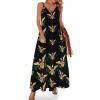 Virgin Islands Flag Womens Maxi Long Dress Spaghetti Strap Beach Sleeveless view 1