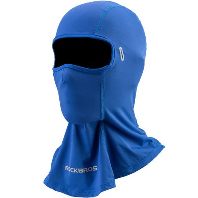 ROCKBROS Summer Balaclava Face Mask Cooling Neck Gaiter Breathable Face Covering Motorcycle Cycling for Men Women Blue