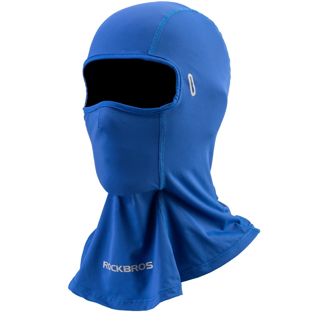 ROCKBROS Summer Balaclava Face Mask Cooling Neck Gaiter Breathable Face Covering Motorcycle Cycling for Men Women Blue