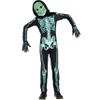 Glow-in-the-Dark Skeleton Costume Set - Standard Size - Includes Jumpsuit, Mask, & Gloves - Perfect for Halloween & Theme Parties Dress-Up Fun view 1
