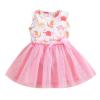 Sleeveless Dinosaur Princess Kids Toddler Baby Bow Girls Tulle Dresses Patchwork Girls Dresses for (Pink, 1-2 Years) view 1