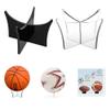 YEL Ball Stand Holder - 2 Packs Football Stand - Acrylic Ball Display Stand Clear Basketball Football Soccer Stand for Volleyball Bowling Ball Display view 1
