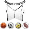 YEL Ball Stand Holder - 2 Packs Football Stand - Acrylic Ball Display Stand Clear Basketball Football Soccer Stand for Volleyball Bowling Ball Display view 2