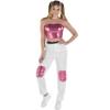Womens Multicolor 90's Pop Princess Costume (Large/X-Large) - 2 Pcs. - Iconic Style, Perfect For Retro Parties & Themed Events view 1