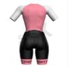Sparx Aero Triathlon Suit Women Short Sleeve Tri Suit Women Running Swimming Cycling Skinsuit (Rose Pink, 2XL) view 4
