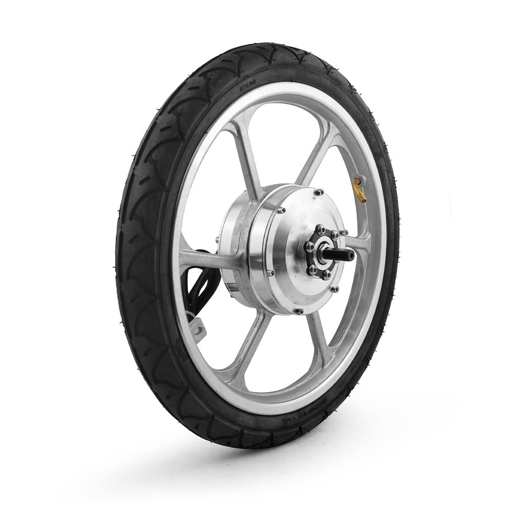 36V 350W 16 Inch Hub Motor Wheel Hall Sensor Aluminium Rim 16x1.75 Tire For Front Drive Scooter Mini Bike Bicycle with the tire36V