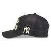 AMERICAN NEEDLE New York Black Yankees National Negro League Vintage Baseball Valin Snapback Hat (22016A-NBY-BLK) view 2