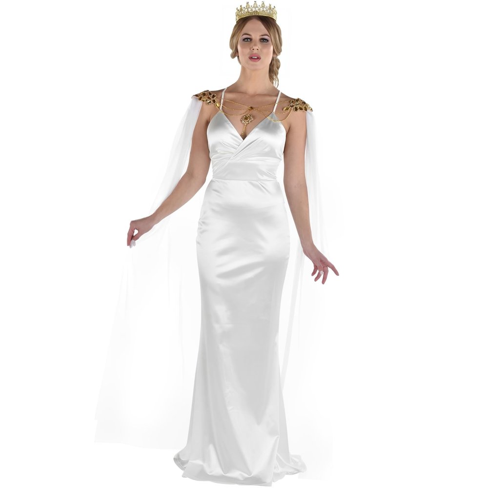 Womens White Ethereal Cape - 1 Pc. - Captivating Design, Perfect for Special Occasions, Cosplay, Dress-Up & Photoshoots