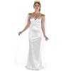 Womens White Ethereal Cape - 1 Pc. - Captivating Design, Perfect for Special Occasions, Cosplay, Dress-Up & Photoshoots view 1