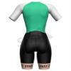 Sparx Aero Triathlon Suit Women Short Sleeve Tri Suit Women Running Swimming Cycling Skinsuit (Mint Green, Small) view 4