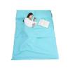 Cheung Yee-Soft Sleeping Bag Liner Lightweight Portable Travel Sheet for Camp Outdoor Hostel Planes Train Travel (Blue-XL view 1