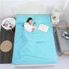 Cheung Yee-Soft Sleeping Bag Liner Lightweight Portable Travel Sheet for Camp Outdoor Hostel Planes Train Travel (Blue-XL view 3