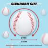 15 Pack Foam Baseballs, 9 Inch Soft Baseballs Training Pitch Baseball Baseball Stress Ball with Drawstring Bag(White) view 2