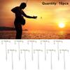10pcs Stainless Steel Luminescent Beads Balance T Shape Swivel Snap Fishing Connector Tackle,Fishing Swivel, Fishing Swivel, 10pcs Stainless Steel Luminescent Luminescent Beads Fishing Swivel Fi view 2
