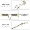 10pcs Stainless Steel Luminescent Beads Balance T Shape Swivel Snap Fishing Connector Tackle,Fishing Swivel, Fishing Swivel, 10pcs Stainless Steel Luminescent Luminescent Beads Fishing Swivel Fi view 3