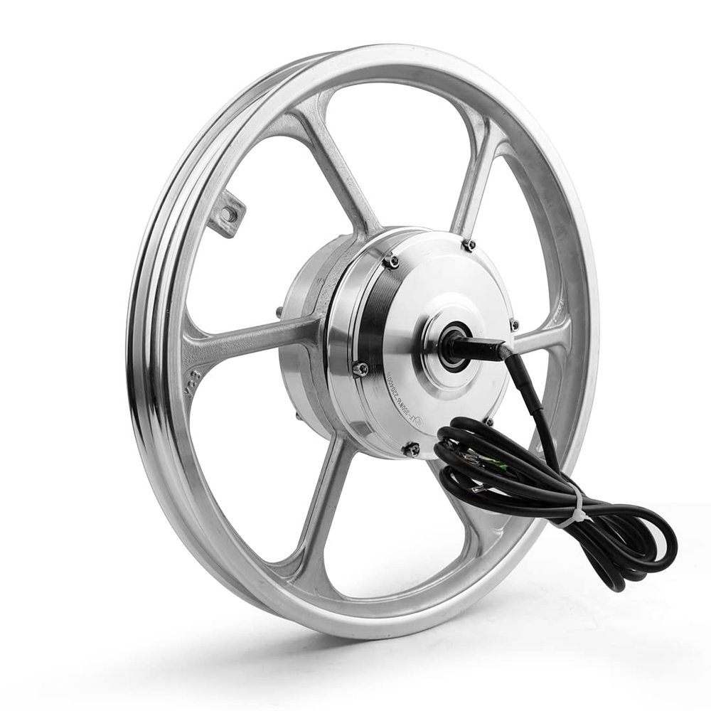 36V 350W 16 Inch Hub Motor Wheel Hall Sensor Aluminium Rim 16x1.75 Tire For Front Drive Scooter Mini Bike Bicycle48V