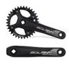 BOLANY MTB 170mm Square Taper Crankset 104BCD Narrow Wide Tooth Chainring with 32T/34T/36T /38T/40T/42T Mountain Bike Single Round Chainring and Crankset (34T) view 1